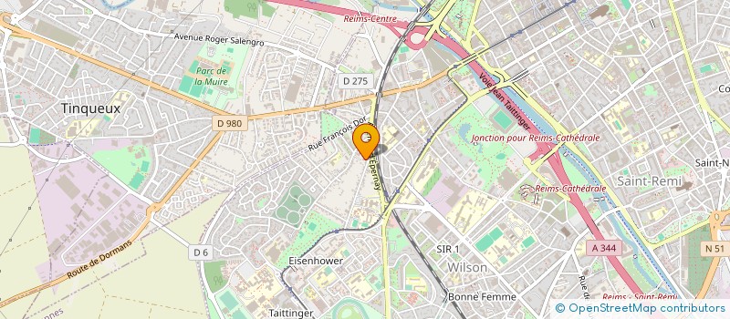 localisation de l'entreprise SCI LES GRANDS AISEMENTS à REIMS