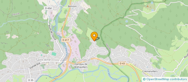 localisation de l'entreprise SCI LES GRANDS BRISEUX  LE SYNDICAT