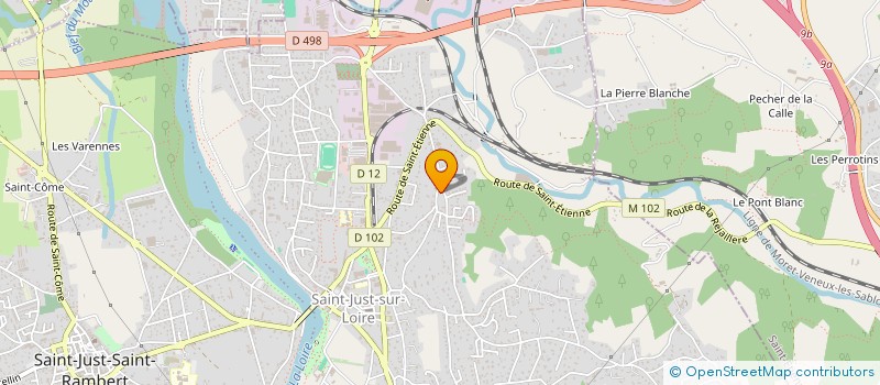 localisation de l'entreprise SCI LES GRANDS CEDRES BLEUS  SAINT-JUST-SAINT-RAMBERT