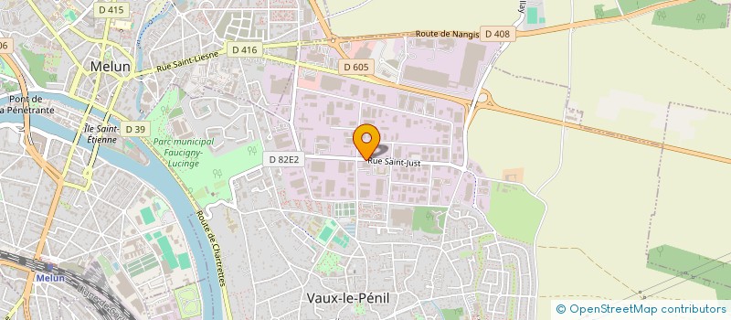 localisation de l'entreprise SCI LES GRANDS CHAMPS à VAUX-LE-PENIL
