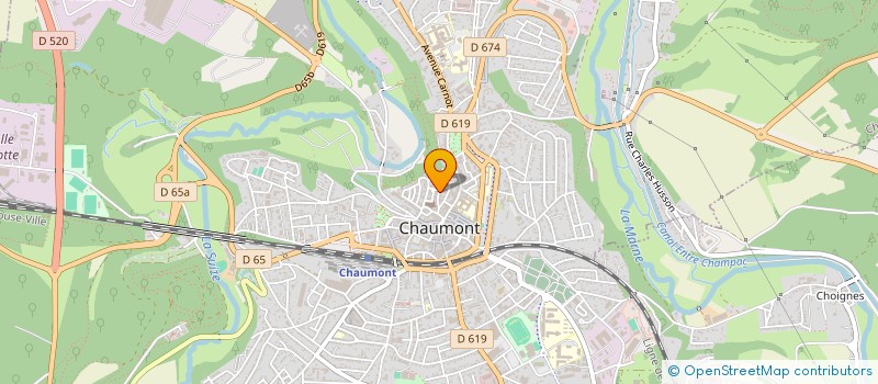 localisation de l'entreprise SCI LES GRANDS CHAMPS à CHAUMONT