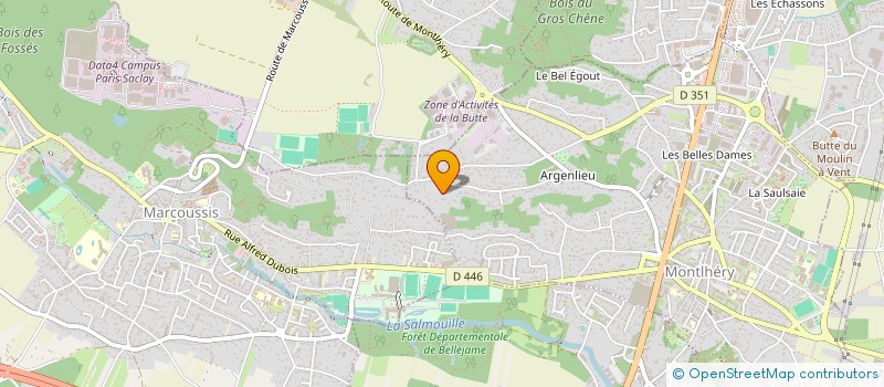 localisation de l'entreprise SCI LES GRANDS CHAMPS  MONTLHERY