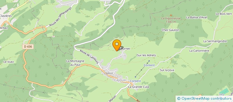 localisation de l'entreprise SCI LES GRANDS CHAMPS  SEPTMONCEL LES MOLUNES