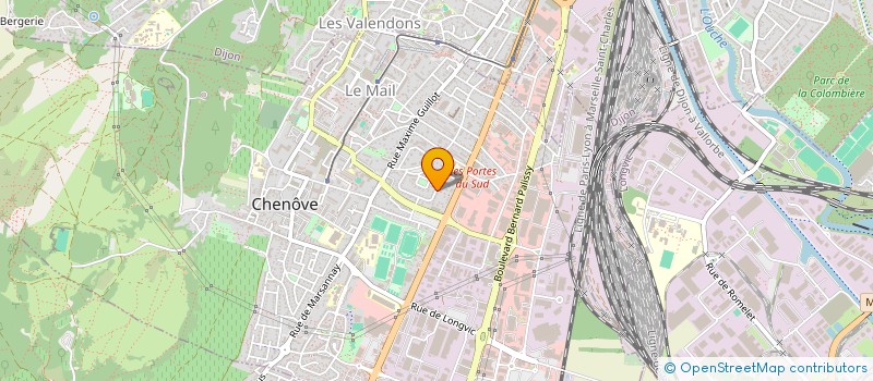 localisation de l'entreprise SCI LES GRANDS CRUS à CHENOVE