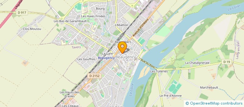 localisation de l'entreprise SCI LES GRANDS FINS  BEAUGENCY