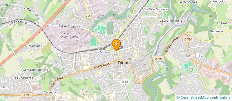 localisation de l'entreprise SCI LES GRANDS FOSSES  DINAN