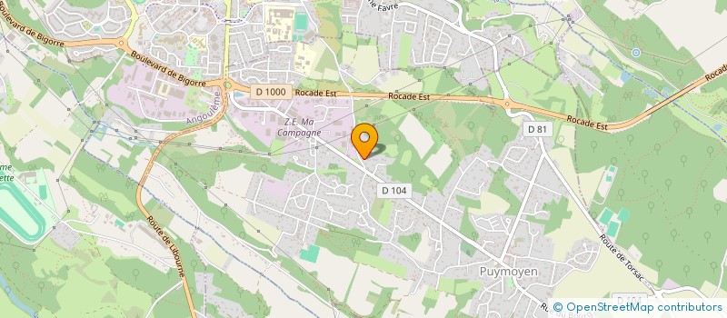 localisation de l'entreprise SCI LES GRANDS HOMMES  PUYMOYEN