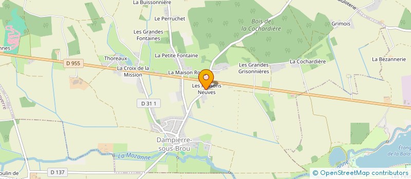localisation de l'entreprise SCI LES GRANDS MAISONS à UNVERRE