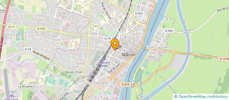 localisation de l'entreprise SCI LES GRANDS MOULINS  MACON