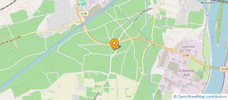 localisation de l'entreprise SCI LES GRANDS PEUPLIERS  JONQUIERES-SAINT-VINCENT