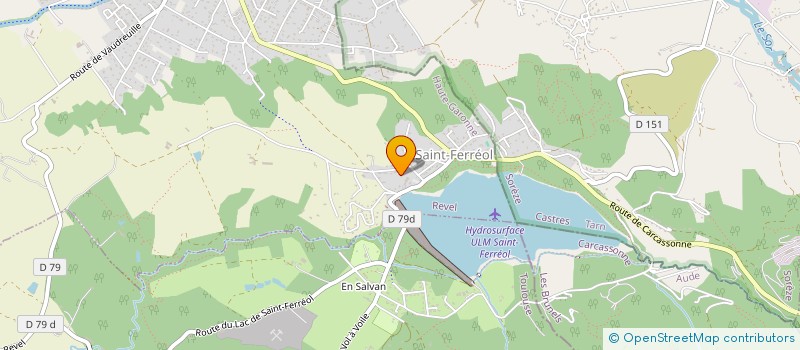 localisation de l'entreprise SCI LES GRANDS PINS  REVEL