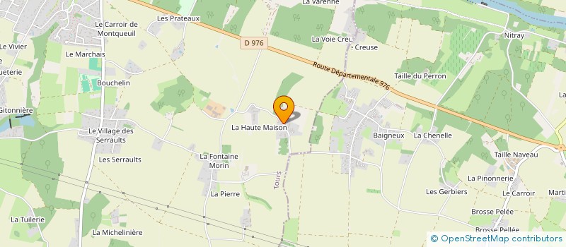 localisation de l'entreprise SCI LES GRANDS PRES  AZAY-SUR-CHER