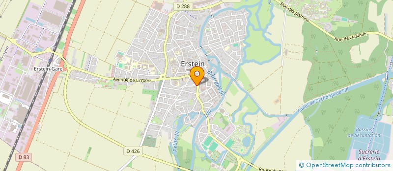 localisation de l'entreprise SCI LES GRANDS RIEDS  GERSTHEIM