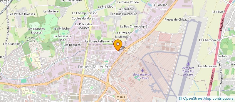 localisation de l'entreprise SCI LES GRANDS SABLES  MONTLOUIS-SUR-LOIRE