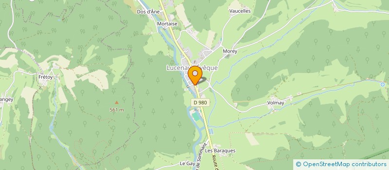 localisation de l'entreprise SCI LES GRANDS TILLEULS  LUCENAY-L'EVEQUE