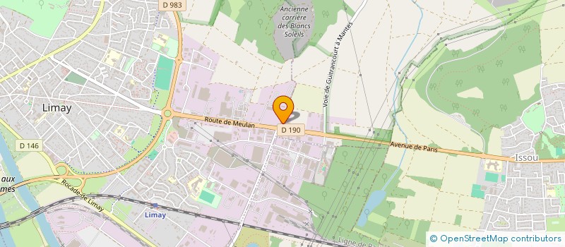 localisation de l'entreprise SCI LES GRANDS VERTS  GUITRANCOURT