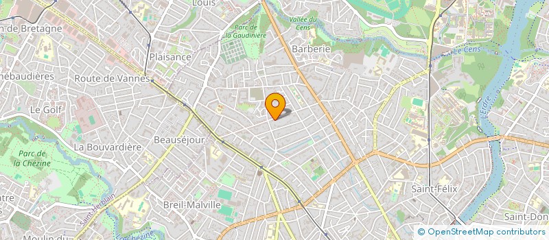 localisation de l'entreprise SCI LES GRANDS VILLAGES à NANTES
