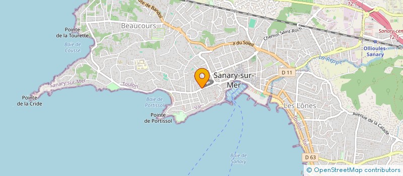 localisation de l'entreprise SCI LES GRANET à HYERES