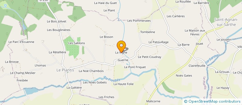 localisation de l'entreprise SCI LES GRANGES à LE PLANTIS