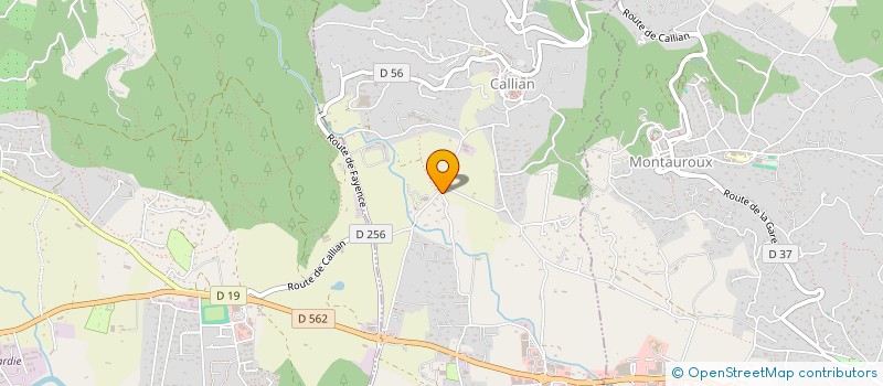 localisation de l'entreprise SCI LES GRANGES  CALLIAN