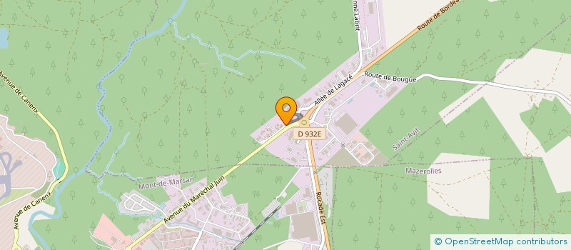 localisation de l'entreprise SCI LES GRANGES à SAINT-AVIT