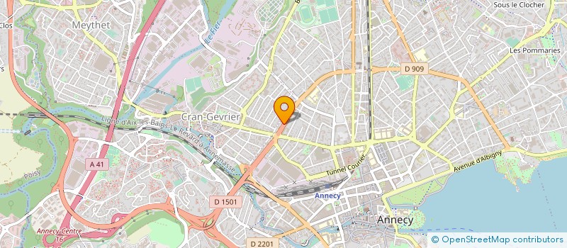 localisation de l'entreprise SCI LES GRANGES à ANNECY
