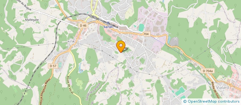 localisation de l'entreprise SCI LES GRANGES  SARLAT-LA-CANEDA