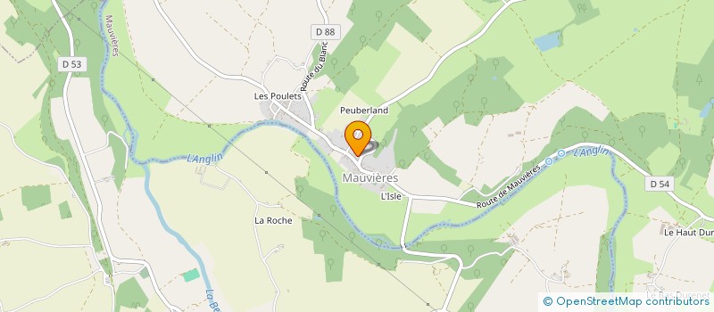 localisation de l'entreprise SCI LES GRANGES à MAUVIERES