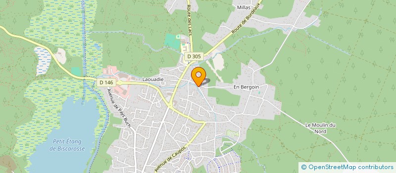 localisation de l'entreprise SCI LES GRANGES  BISCARROSSE