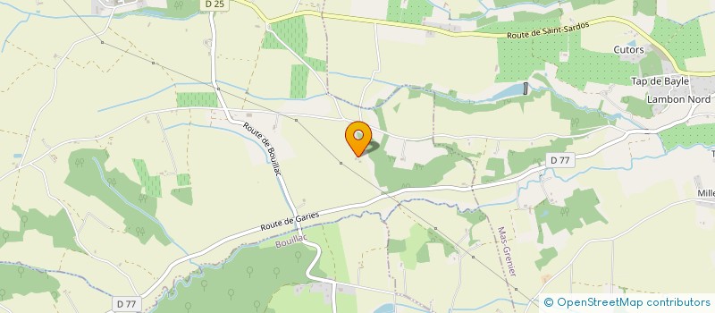 localisation de l'entreprise SCI LES GRANGES  SAINT-SARDOS