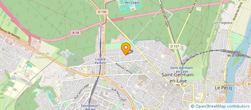 localisation de l'entreprise SCI LES GRANGES  SAINT-GERMAIN-EN-LAYE