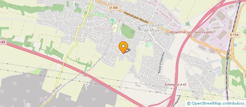 localisation de l'entreprise SCI LES GRANGES  SAINT-LAURENT-DE-MURE