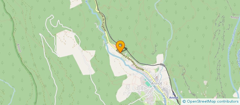 localisation de l'entreprise SCI LES GRANGES  ANNOT