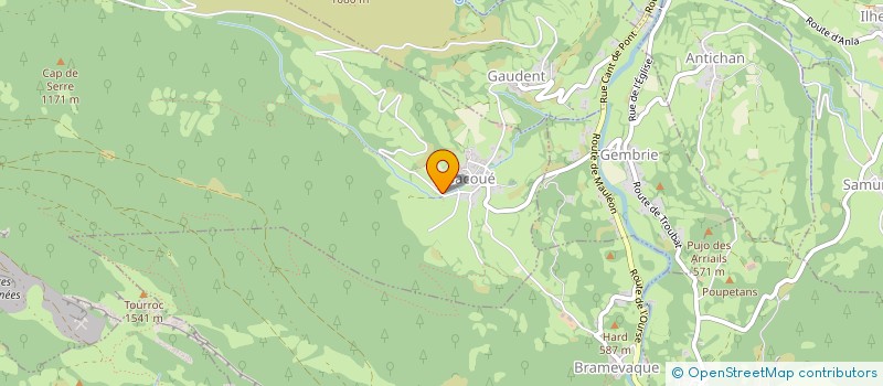 localisation de l'entreprise SCI LES GRANGES D'ILH  CAZARILH