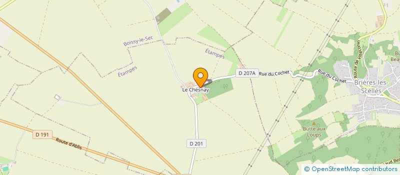 localisation de l'entreprise SCI LES GRANGES DU CHESNAY  ETAMPES