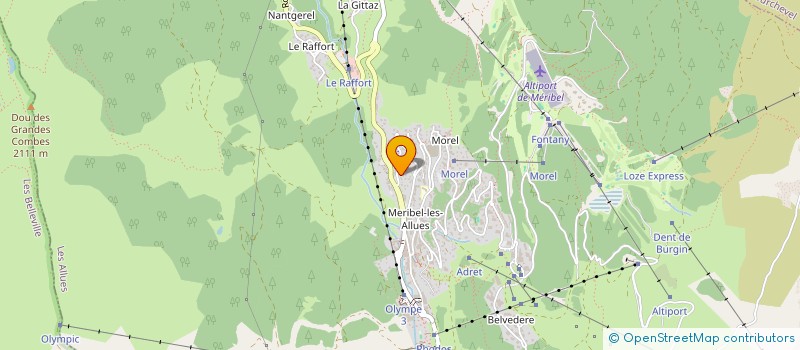 localisation de l'entreprise SCI LES GRANGETTES  LES ALLUES