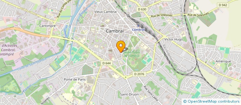 localisation de l'entreprise SCI LES GRAS-LPH à CAMBRAI