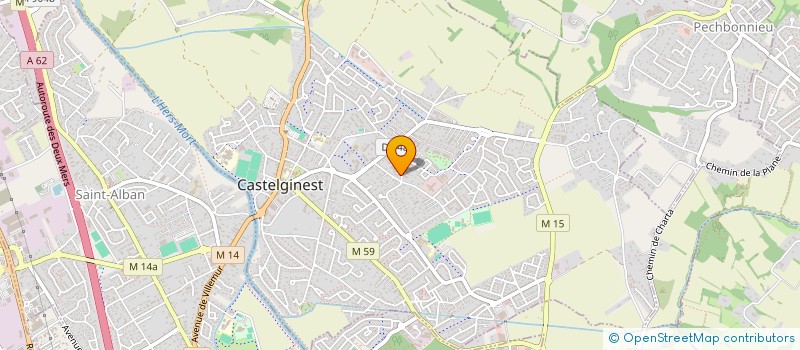 localisation de l'entreprise SCI LES GRAVES  CASTELGINEST