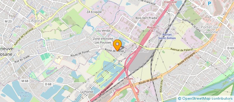 localisation de l'entreprise SCI LES GRAVETTES à VILLENEUVE-TOLOSANE