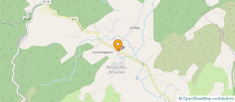 localisation de l'entreprise SCI LES GRAVIERES ET LES FAYSSES  BANON