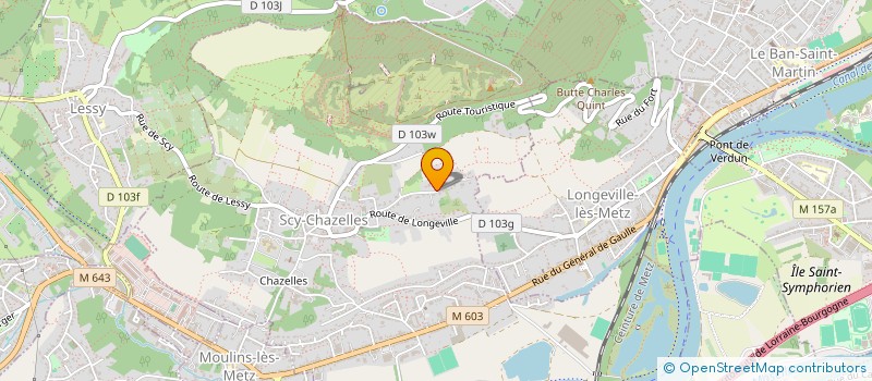 localisation de l'entreprise SCI LES GRAVIERS  SCY-CHAZELLES