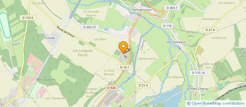 localisation de l'entreprise SCI LES GRAVIERS SAINT MARTIN à MONTREUIL
