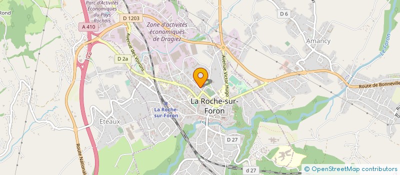 localisation de l'entreprise SCI LES GREDALLES à LA ROCHE-SUR-FORON