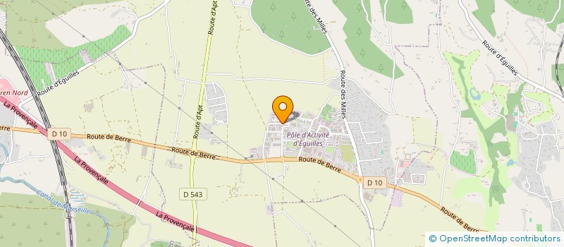 localisation de l'entreprise SCI LES GRENADIERS  EGUILLES