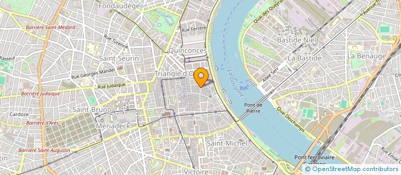 localisation de l'entreprise SCI LES GRENADINES  BORDEAUX