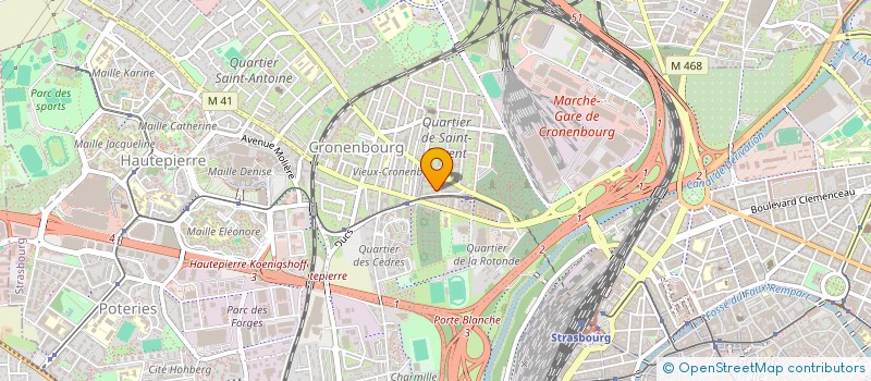 localisation de l'entreprise SCI LES GRENATS à STRASBOURG