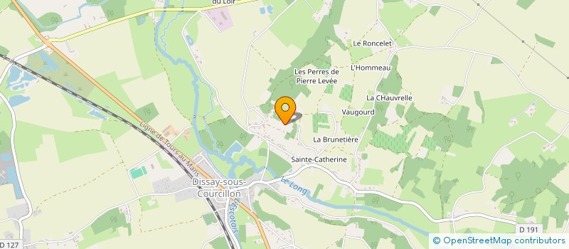 localisation de l'entreprise SCI LES GRENETS  DISSAY SOUS COURCILLON