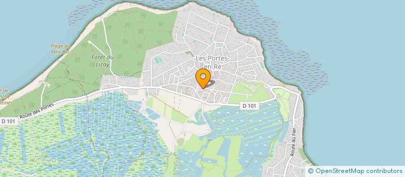 localisation de l'entreprise SCI LES GRENETTES  LES PORTES-EN-RE