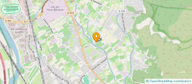 localisation de l'entreprise SCI LES GRENOUILLES  CAVAILLON