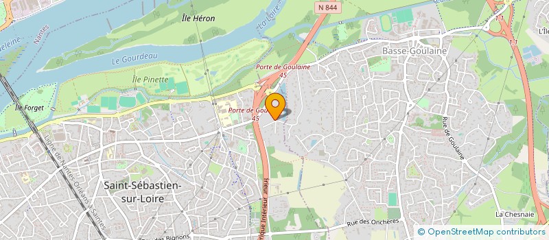 localisation de l'entreprise SCI LES GRESILLIERES  SAINT-SEBASTIEN-SUR-LOIRE